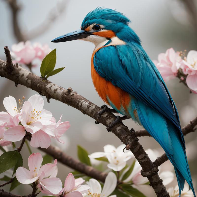 379049-3179833821-(best quality, masterpiece), superb kingfisher on a branch near budding white cherry flowers, dark, dawn, (chilly early morning_.png